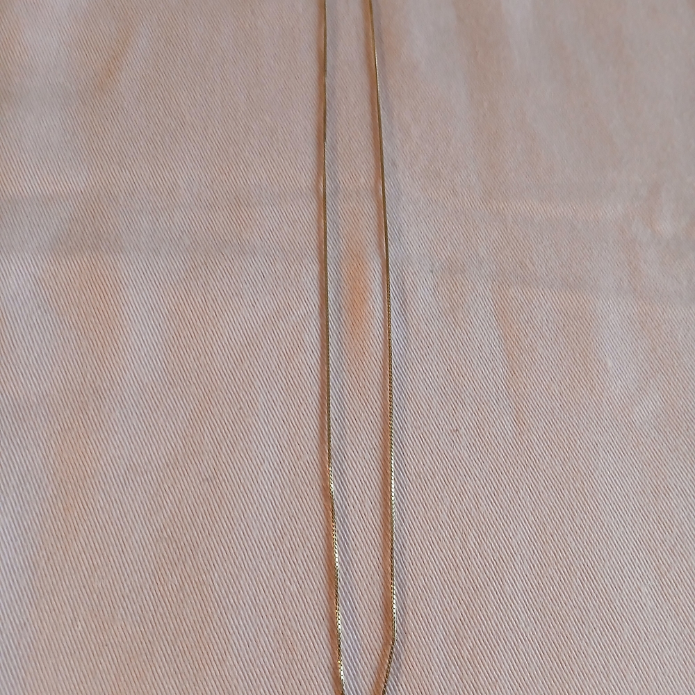 Delicate Gold Plated Sterling Silver Necklace - Women's Jewelry